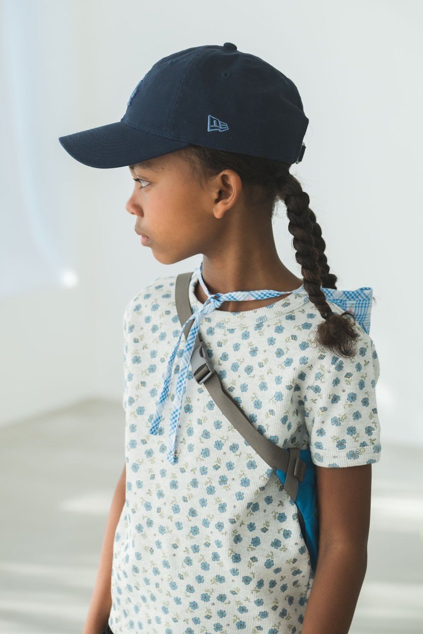 【その他のブランド/Other】の【KIDS】フラワープリントTシャツ 人気、トレンドファッション・服の通販 founy(ファニー) 　ファッション　Fashion　キッズファッション　Fashion for Kids　トップス・カットソー　Cut & Sew Tops　コンパクト　Compact, Small Size　テレコ　Ribbed, Rib Stitch　フィット　Fit, Slim Fit　フラワー　Flower, Floral　プリント　Print, Printed Pattern　other-4|ID: prp329100004948856 ipo3291000000037135840