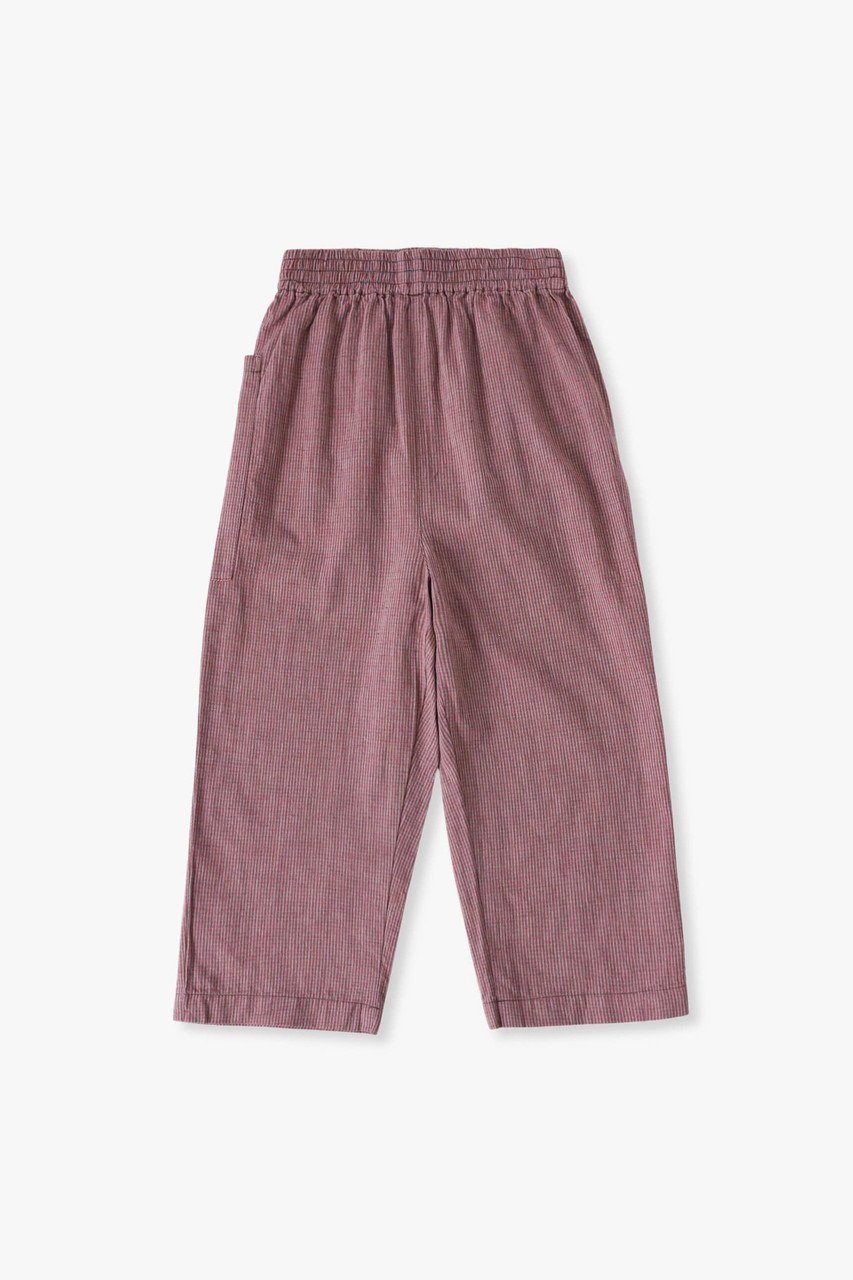 【その他のブランド/Other】の【KIDS】ギンガムチェックパンツ 人気、トレンドファッション・服の通販 founy(ファニー) 　ファッション　Fashion　キッズファッション　Fashion for Kids　ボトムス　Bottoms　おすすめ　Recommended / Our Picks　ギンガム　Gingham, Gingham Fabric　クロップド　Cropped, Short Length　ストレート　Straight, Straight Cut　チェック　Check, Plaid, Tartan　リラックス　Relax, Relaxed Fit　 other-1|ID: prp329100004948857 ipo3291000000037135841