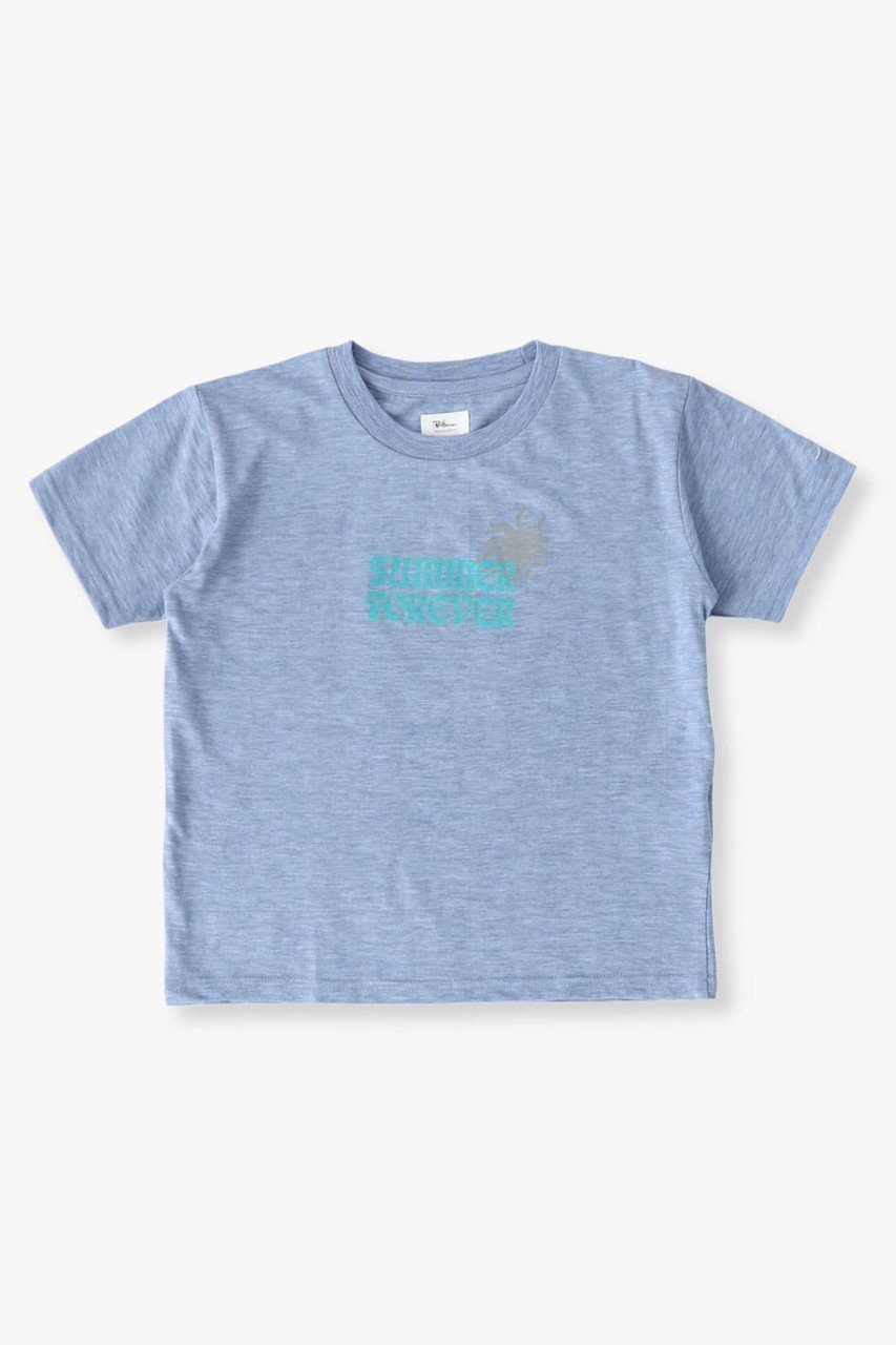 【その他のブランド/Other】の【KIDS】サマーフォーエバーTシャツ インテリア・キッズ・メンズ・レディースファッション・服の通販 founy(ファニー) 　ファッション　Fashion　キッズファッション　Fashion for Kids　トップス・カットソー　Cut & Sew Tops　グラフィック　Graphic, Graphic Design　サマー　Summer, Summer Style　夏　Summer　ブルー|ID: prp329100004948858 ipo3291000000037135847