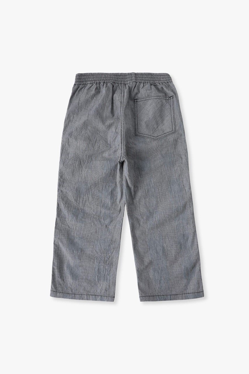 【その他のブランド/Other】の【KIDS】ワッシャーチェックパンツ 人気、トレンドファッション・服の通販 founy(ファニー) 　ファッション　Fashion　キッズファッション　Fashion for Kids　ボトムス　Bottoms　おすすめ　Recommended / Our Picks　チェック　Check, Plaid, Tartan　リネン　Linen, Linen Fabric　リラックス　Relax, Relaxed Fit　other-2|ID: prp329100004948859 ipo3291000000037135850