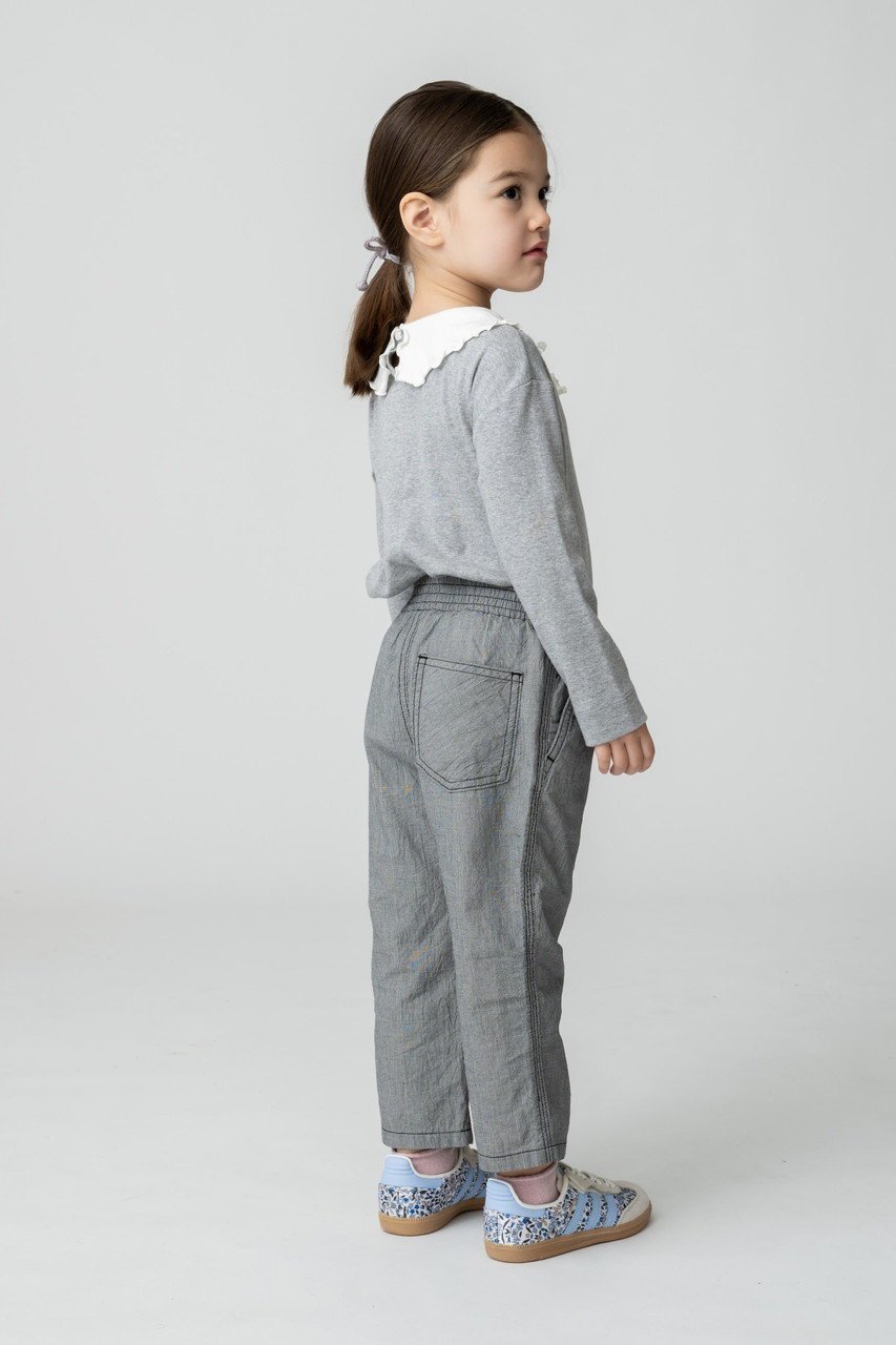 【その他のブランド/Other】の【KIDS】ワッシャーチェックパンツ 人気、トレンドファッション・服の通販 founy(ファニー) 　ファッション　Fashion　キッズファッション　Fashion for Kids　ボトムス　Bottoms　おすすめ　Recommended / Our Picks　チェック　Check, Plaid, Tartan　リネン　Linen, Linen Fabric　リラックス　Relax, Relaxed Fit　other-6|ID: prp329100004948859 ipo3291000000037135854