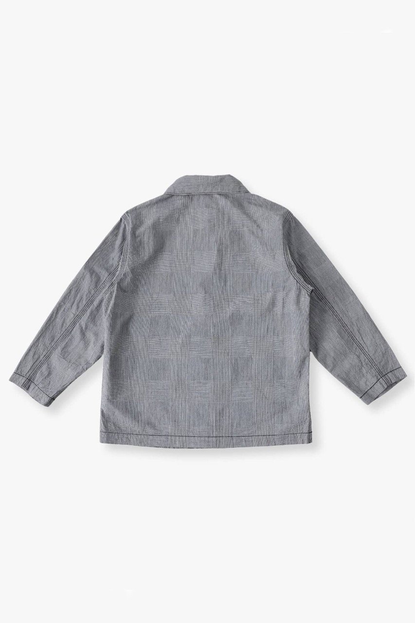 【その他のブランド/Other】の【KIDS】ワッシャーチェックジャケット 人気、トレンドファッション・服の通販 founy(ファニー) 　ファッション　Fashion　キッズファッション　Fashion for Kids　アウター　Coat Outerwear /Kids　ジャケット　Jacket, Outerwear　チェック　Check, Plaid, Tartan　バランス　Balance, Style Balance　リネン　Linen, Linen Fabric　リラックス　Relax, Relaxed Fit　other-2|ID: prp329100004948860 ipo3291000000037135858