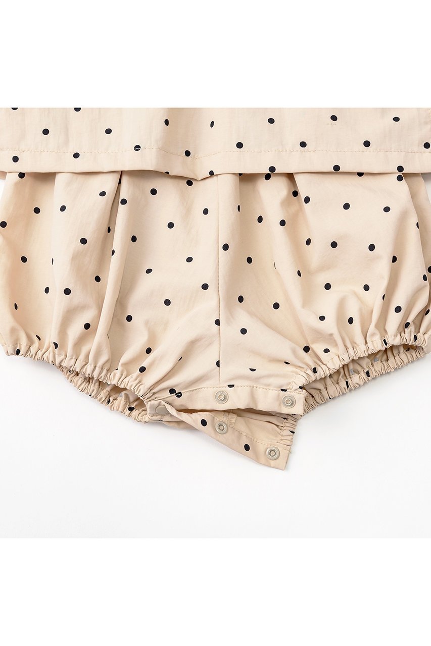 【マールマール/MARLMARL / KIDS】の【BABY】paddle rompers pindot 80-90cm 人気、トレンドファッション・服の通販 founy(ファニー) 　ファッション　Fashion　キッズファッション　Fashion for Kids　シンプル　Simple, Minimal　フォルム　Silhouette, Form　ベビー　Baby, Babywear　メッシュ　Mesh, Net Fabric　ロンパース　Romper, Jumpsuit　再入荷　Restock / Back in Stock　夏　Summer　エレガント 上品　Elegant　結婚式　Wedding　other-5|ID: prp329100004948867 ipo3291000000037135911