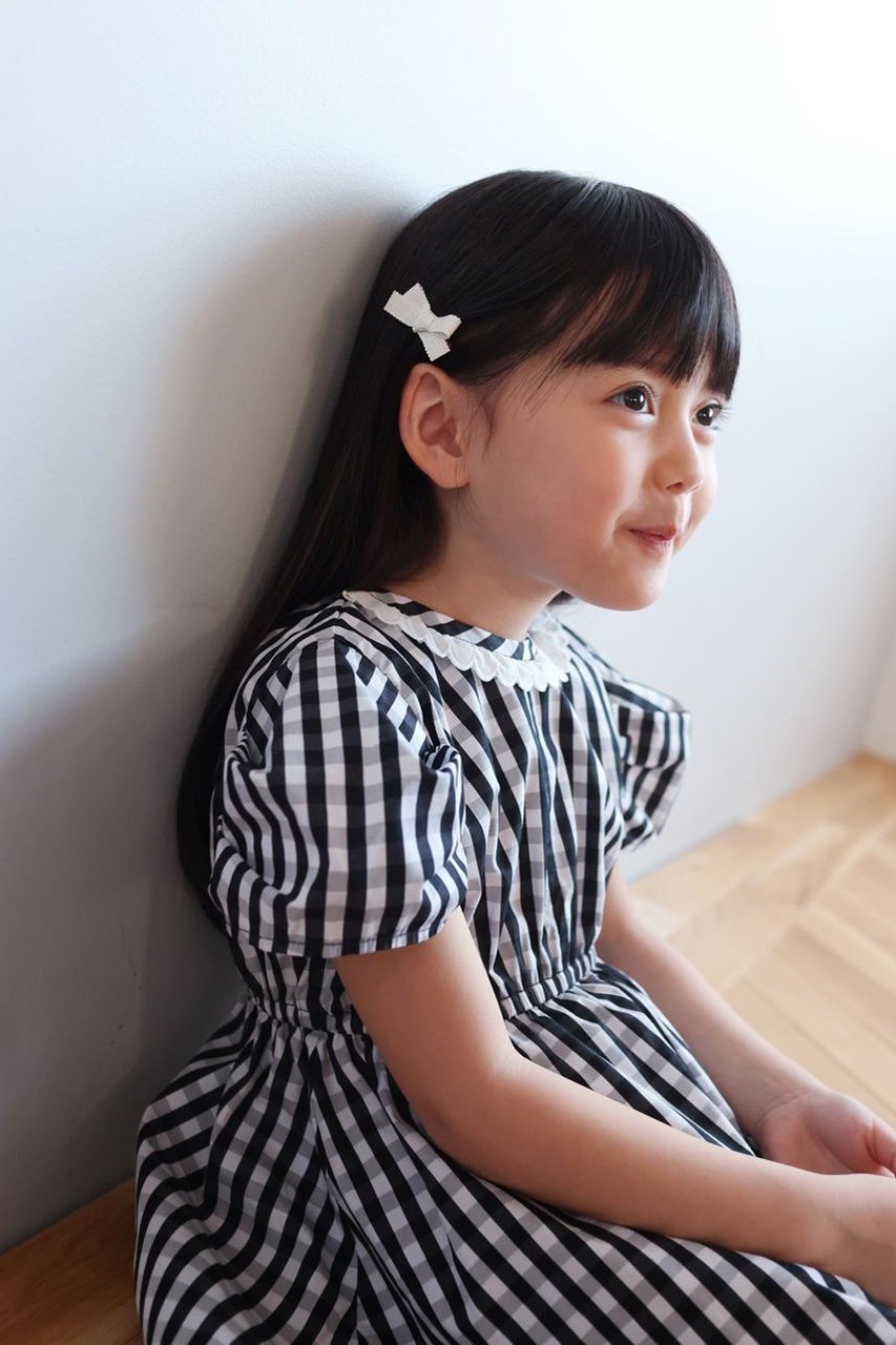 【アミカ/AMICA / KIDS】の【KIDS】ギンガムチェックドレスミニ チェック 人気、トレンドファッション・服の通販 founy(ファニー) 　ファッション　Fashion　キッズファッション　Fashion for Kids　ワンピース　Dresses　ギンガム　Gingham, Gingham Fabric　シンプル　Simple, Minimal　チェック　Check, Plaid, Tartan　チュニック　Tunic, Long Top　ドレス　Dress, One-Piece　エレガント 上品　Elegant　旅行　Travel　other-3|ID: prp329100004948895 ipo3291000000037136169