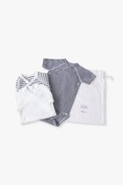 【その他のブランド/Other】の【BABY】【RH別注】【PETIT BATEAU】ハーブ スリーブ ロンパースセット ネイビー|ID: prp329100004948919 ipo3291000000037136297