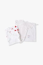 【その他のブランド/Other】の【BABY】【RH別注】【PETIT BATEAU】ハーブ スリーブ ロンパースセット レッド|ID: prp329100004948920 ipo3291000000037136305