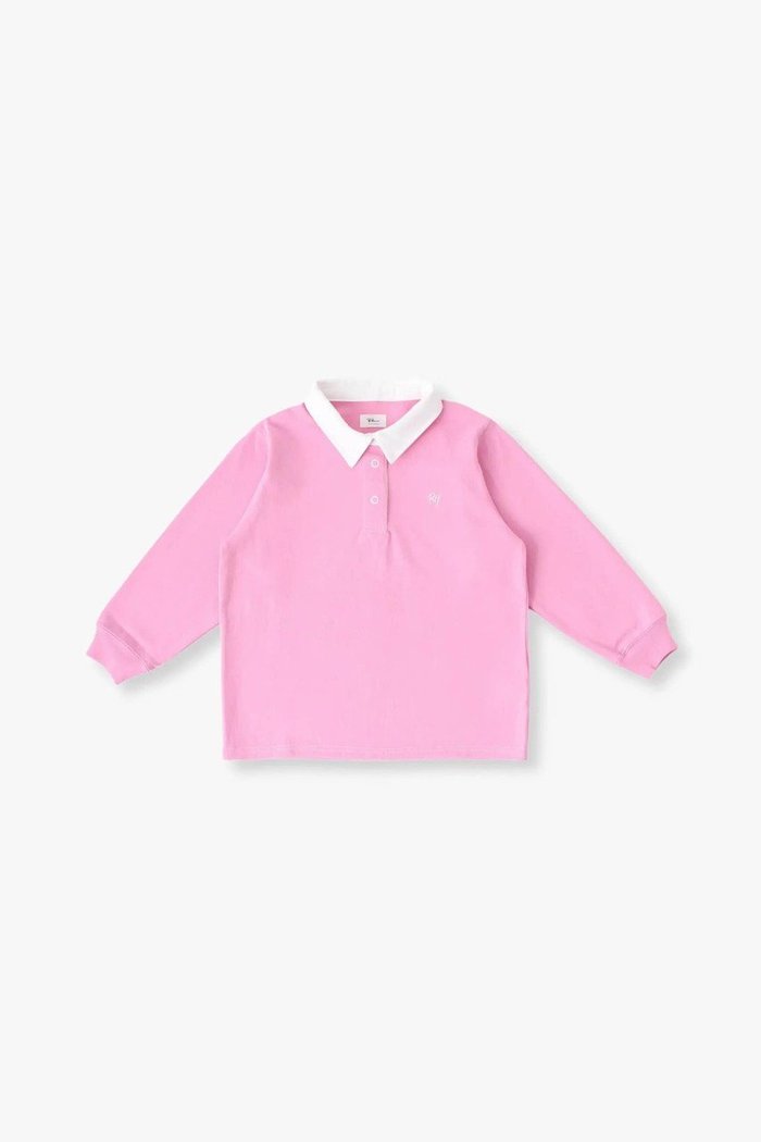 【その他のブランド/Other】の【KIDS】ラガーシャツ インテリア・キッズ・メンズ・レディースファッション・服の通販 founy(ファウニー) https://founy.com/ ファッション Fashion キッズファッション Fashion for Kids トップス・カットソー Cut & Sew Tops クラシック Classic, Timeless Style エレガント 上品 Elegant 無地 Plain, Solid Color |ID: prp329100004948937 ipo3291000000037136433