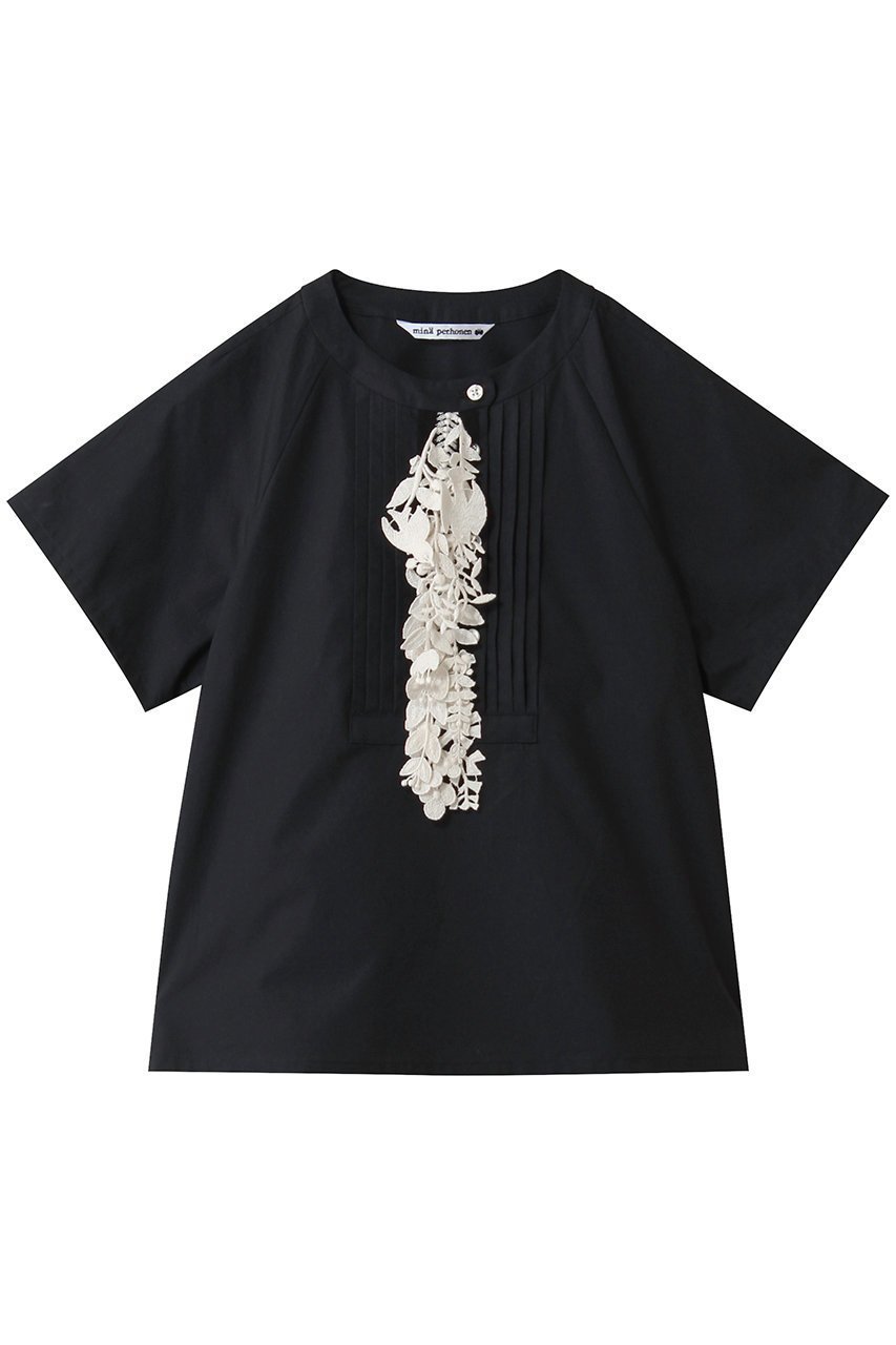 【ミナ ペルホネン/mina perhonen / KIDS】の【KIDS】forest parade ブラウス インテリア・キッズ・メンズ・レディースファッション・服の通販 founy(ファニー) 　ファッション　Fashion　キッズファッション　Fashion for Kids　トップス・カットソー　Cut & Sew Tops　スリーブ　Sleeve, Long Sleeve / Short Sleeve　ハーフ　Half, Half-Length　モチーフ　Motif, Design Theme　夏　Summer　春　Spring　S/S・春夏　SS, Spring/Summer, Warm Season　ネイビー|ID: prp329100004948950 ipo3291000000037136520