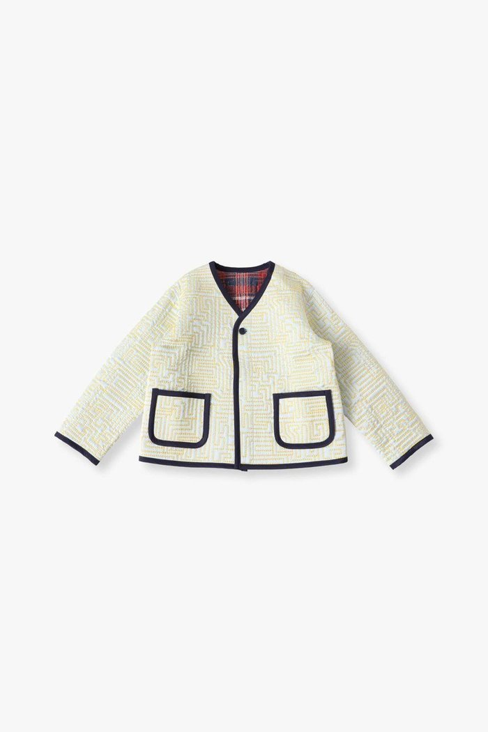 【その他のブランド/Other】の【KIDS】【RH別注】【Jonnlynx】キルティング ジャケット インテリア・キッズ・メンズ・レディースファッション・服の通販 founy(ファウニー) https://founy.com/ ファッション Fashion キッズファッション Fashion for Kids アウター Coat Outerwear /Kids インド Indian Textile キルティング Quilted, Quilting キルト Quilt, Quilted Fabric ジャケット Jacket, Outerwear チェック Check, Plaid, Tartan パイピング Piping, Trim Design フォルム Silhouette, Form リバーシブル Reversible, Two-Sided 別注 Limited Edition, Custom Order |ID: prp329100004948968 ipo3291000000037136674