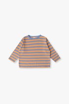 【その他のブランド/Other】の【KIDS】マルチストライプ Tシャツ 人気、トレンドファッション・服の通販 founy(ファニー) ファッション Fashion キッズファッション Fashion for Kids トップス・カットソー Cut & Sew Tops ストライプ Stripe, Striped Pattern デニム Denim, Jeans Material ファブリック Fabric, Textile ボーダー Border, Stripe thumbnail オレンジ|ID: prp329100004948969 ipo3291000000037136693