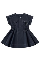 【マールマール/MARLMARL / KIDS】の【KIDS】safari dress navy 110-120cm 人気、トレンドファッション・服の通販 founy(ファニー) ファッション Fashion キッズファッション Fashion for Kids ワンピース Dresses 秋 Autumn タイツ Tights, Legwear 長袖 Long Sleeve, Full Sleeve ポケット Pocket, Pocket Detail おすすめ Recommended / Our Picks 夏 Summer thumbnail navy|ID: prp329100004948993 ipo3291000000037136964