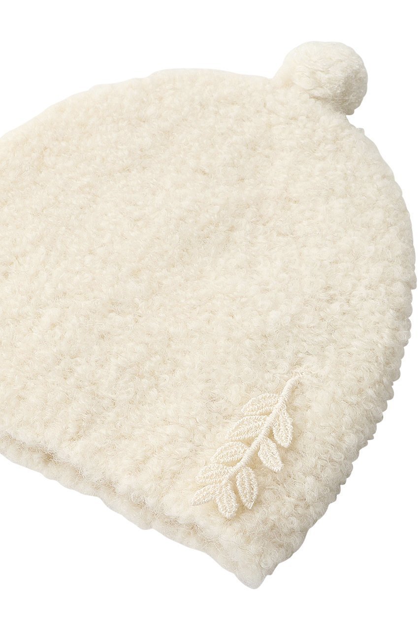 【ミナ ペルホネン/mina perhonen / KIDS】の【KIDS】muschioニット帽 ネイビー L 人気、トレンドファッション・服の通販 founy(ファニー) 　ファッション　Fashion　キッズファッション　Fashion for Kids　シンプル　Simple, Minimal　ポンポン　Pom-Pom, Fluffy Ball　モチーフ　Motif, Design Theme　リーフ　Leaf, Botanical Leaf　今季　This Season, Current Season　帽子　Hat, Headwear　A/W・秋冬　Autumn/Winter　other-3|ID: prp329100004949032 ipo3291000000037137330