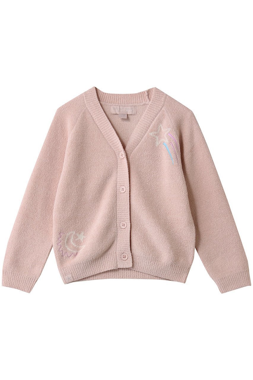 【ベアフットドリームス/BAREFOOT DREAMS / KIDS】の【KIDS】コージーシックウルトラライト トドラー スペーススター アドベンチャー カーディガン インテリア・キッズ・メンズ・レディースファッション・服の通販 founy(ファニー) 　ファッション　Fashion　キッズファッション　Fashion for Kids　トップス・カットソー　Cut & Sew Tops　お家時間・ステイホーム　Stay Home / At Home　カーディガン　Cardigan, Knitwear　スリーブ　Sleeve, Long Sleeve / Short Sleeve　ピンク|ID: prp329100004949037 ipo3291000000037137366
