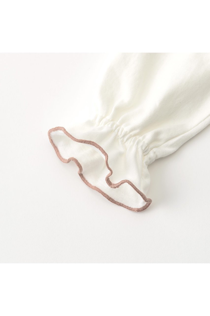 【マールマール/MARLMARL / KIDS】の【BABY】bodysuits pintuck frill 人気、トレンドファッション・服の通販 founy(ファニー) 　ファッション　Fashion　キッズファッション　Fashion for Kids　おすすめ　Recommended / Our Picks　カットソー　Cut and Sewn Top　スーツ　Suit, Formalwear　ハーフ　Half, Half-Length　フリル　Frill, Ruffle　ベビー　Baby, Babywear　ロンパース　Romper, Jumpsuit　エレガント 上品　Elegant　other-6|ID: prp329100004949044 ipo3291000000037137432