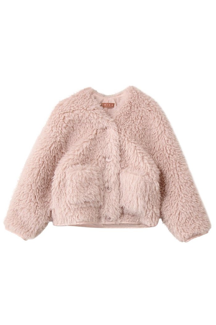 【アミカ/AMICA / KIDS】の【KIDS】プードルコートキッズ モカ(9Y-11Y) 9Y-11Y インテリア・キッズ・メンズ・レディースファッション・服の通販 founy(ファウニー) https://founy.com/ ファッション Fashion キッズファッション Fashion for Kids アウター Coat Outerwear /Kids サテン Satin, Glossy Fabric ストレッチ Stretch, Stretchy Fabric エレガント 上品 Elegant 冬 Winter / This Winter |ID: prp329100004949061 ipo3291000000037137594