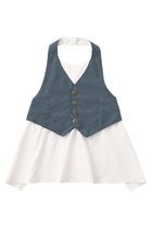 【マールマール/MARLMARL / KIDS】の【BABY】お食事エプロン garcon laurel 80-90cm navy|ID: prp329100004949068 ipo3291000000037137703