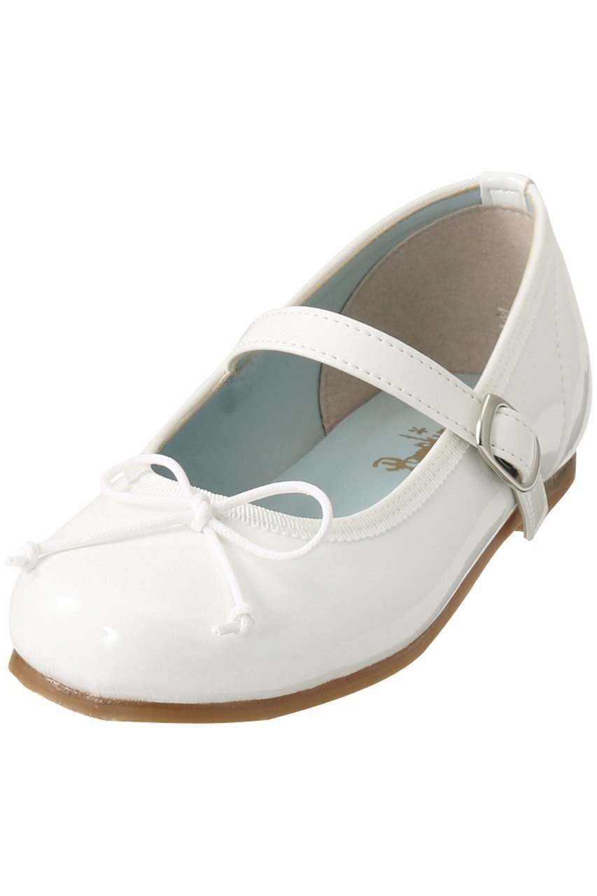 【ポプキンズ/POMPKINS / KIDS】の【KIDS】ストラップバレエシューズ ブラック 21 人気、トレンドファッション・服の通販 founy(ファニー) 　ファッション　Fashion　キッズファッション　Fashion for Kids　ガーリー　Girly, Feminine Style　シューズ　Shoes, Footwear　ソックス　Socks, Hosiery　バレエ　Ballet, Ballet Style　フォルム　Silhouette, Form　プレーン　Plain, Simple　ラップ　Wrap, Wrap Design　リボン　Ribbon, Bow　エレガント 上品　Elegant　other-4|ID: prp329100004949136 ipo3291000000037138307