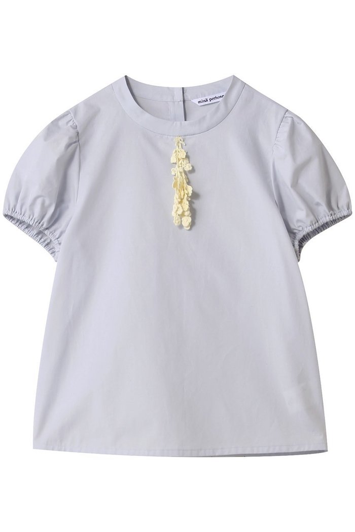 【ミナ ペルホネン/mina perhonen / KIDS】の【KIDS】floraleaf ブラウス インテリア・キッズ・メンズ・レディースファッション・服の通販 founy(ファニー) https://founy.com/ ファッション Fashion キッズファッション Fashion for Kids トップス・カットソー Cut & Sew Tops オケージョン Occasion Wear フロント Front, Front Design モチーフ Motif, Design Theme エレガント 上品 Elegant |ID: prp329100004949160 ipo3291000000037138489