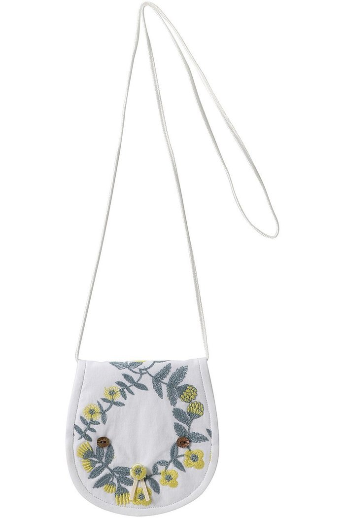 【ミナ ペルホネン/mina perhonen / KIDS】の【KIDS】flower crown ショルダーバッグ グレー F インテリア・キッズ・メンズ・レディースファッション・服の通販 founy(ファニー) https://founy.com/ ファッション Fashion キッズファッション Fashion for Kids おすすめ Recommended / Our Picks ポーチ Pouch, Small Case |ID: prp329100004949200 ipo3291000000037138868