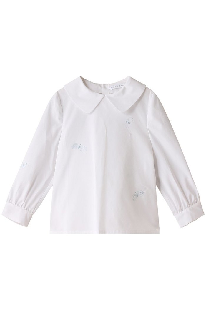 【ミナ ペルホネン/mina perhonen / KIDS】の【KIDS】choucho ブラウス インテリア・キッズ・メンズ・レディースファッション・服の通販 founy(ファニー) https://founy.com/ ファッション Fashion キッズファッション Fashion for Kids トップス・カットソー Cut & Sew Tops パーティ Party, Party Style ランダム Random, Irregular エレガント 上品 Elegant |ID: prp329100004949207 ipo3291000000037138908