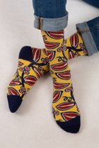 【ブルーフォレ/BLEUFORET / MEN】の【MEN】7128 ビーンズコットンソックス イエロー|ID: prp329100004949223 ipo3291000000037139028