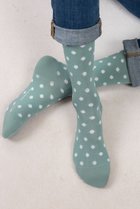 【ブルーフォレ/BLEUFORET / MEN】の【MEN】7123 ドットソックス グリーン|ID: prp329100004949227 ipo3291000000037139039