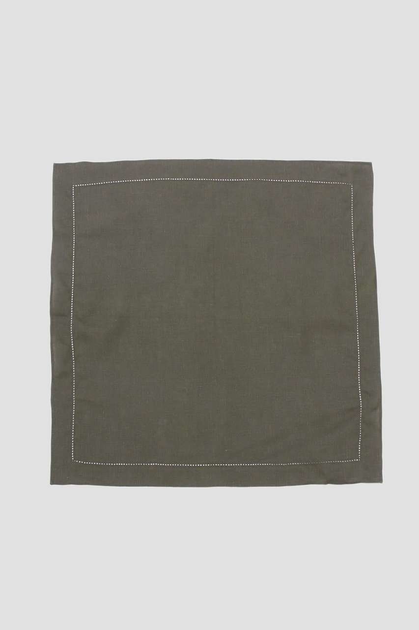 【その他のブランド/Other】のLINEN HANKY インテリア・キッズ・メンズ・レディースファッション・服の通販 founy(ファニー) 　ファッション　Fashion　メンズファッション　Fashion for Men　シンプル　Simple, Minimal　スカーフ　Scarf, Neckwear　ストール　Stole, Wrap　ハンカチ　Handkerchief, Hanky　マフラー　Scarf, Muffler　リネン　Linen, Linen Fabric　カーキ|ID: prp329100004949239 ipo3291000000037139132