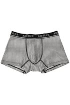 【キッドブルー/KID BLUE / MEN】の【MEN】26ギンガムシアーチェックボクサーパンツ チャコール|ID: prp329100004949295 ipo3291000000037139558