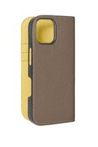 【ボナベンチュラ/BONAVENTURA】のiPhone17 ダイアリーケース シュリンクレザー エトープ×イエロー|ID: prp329100004949303 ipo3291000000037139724