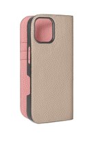 【ボナベンチュラ/BONAVENTURA】のiPhone17 ダイアリーケース シュリンクレザー グレージュ×コーラル|ID: prp329100004949303 ipo3291000000037139726