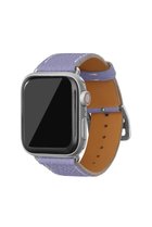 【ボナベンチュラ/BONAVENTURA】の【季節限定】シュリンク Apple Watch レザーバンド【38mm/40mm/41mm/42mm S/Mサイズ】(アダプター:シルバー) ウィステリアパープル|ID: prp329100004949305 ipo3291000000037139750