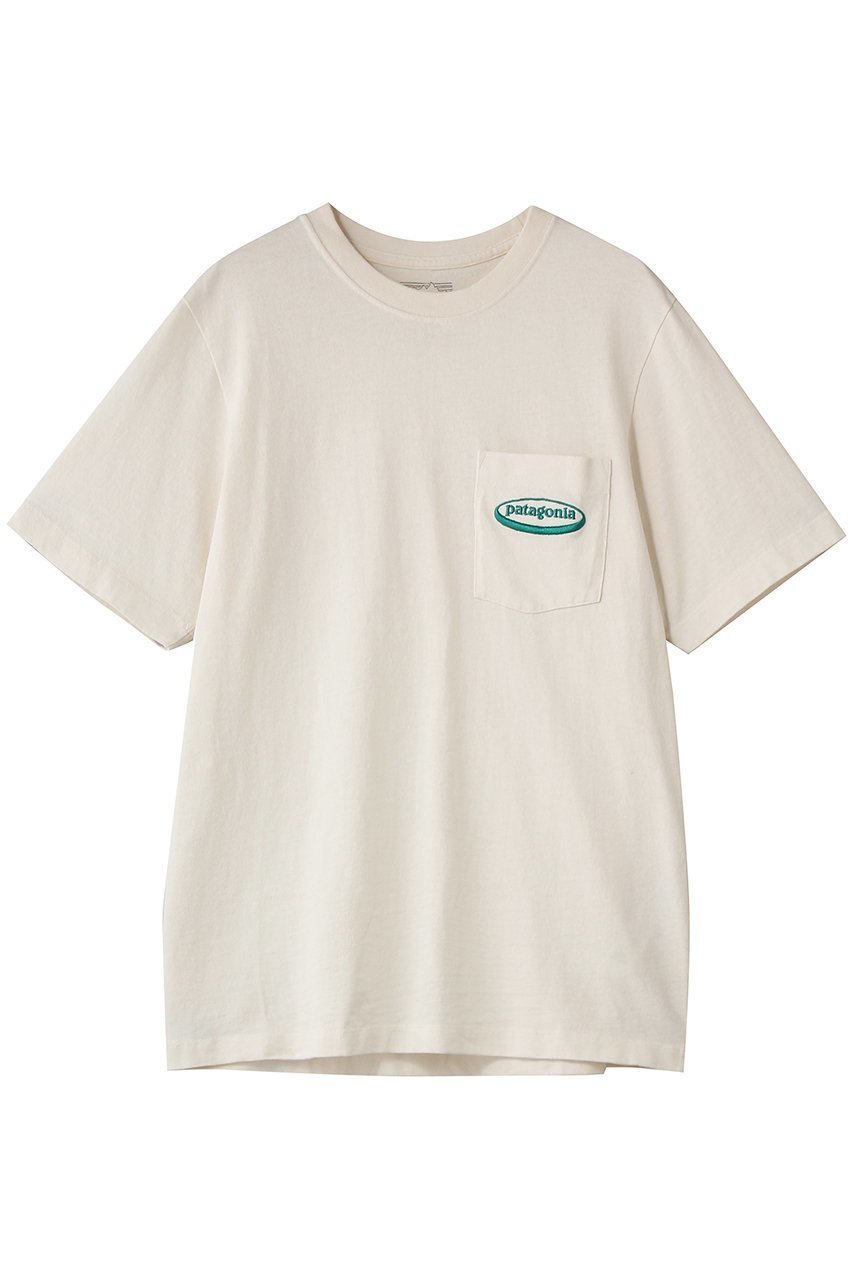 【パタゴニア/Patagonia / MEN】の【MEN】ミッドウェイト・ 95 オーバル・ロゴ・ポケット・ティー インテリア・キッズ・メンズ・レディースファッション・服の通販 founy(ファニー) 　ファッション　Fashion　メンズファッション　Fashion for Men　トップス・カットソー　Cut & Sew Tops　オーバル　Oval Design　ショルダー　Shoulder, Shoulder Strap　スタイリッシュ　Stylish, Fashionable　スポーツ　Sports, Activewear　スリーブ　Sleeve, Long Sleeve / Short Sleeve　ハーフ　Half, Half-Length　ベーシック　Basic, Essential　ポケット　Pocket, Pocket Detail　リブニット　Rib Knit, Ribbed Knit　UDNL|ID: prp329100004949335 ipo3291000000037140109