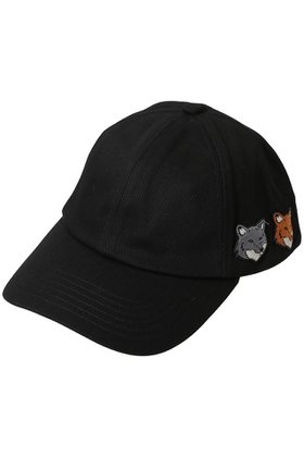 【メゾン キツネ/MAISON KITSUNE】の【UNISEX】DOUBLE FOX HEAD キャップ 大人の最旬トレンドファッション＆コーディネート founy(ファウニー) ファッション Fashion レディースファッション Fashion for Women キャップ&ハット Hats & Caps ユニセックス Unisex, Genderless キャップ Cap, Baseball Cap シルバー Silver, Metallic Silver モチーフ Motif, Design Theme 帽子 Hat, Headwear |ID:prp329100004949351
