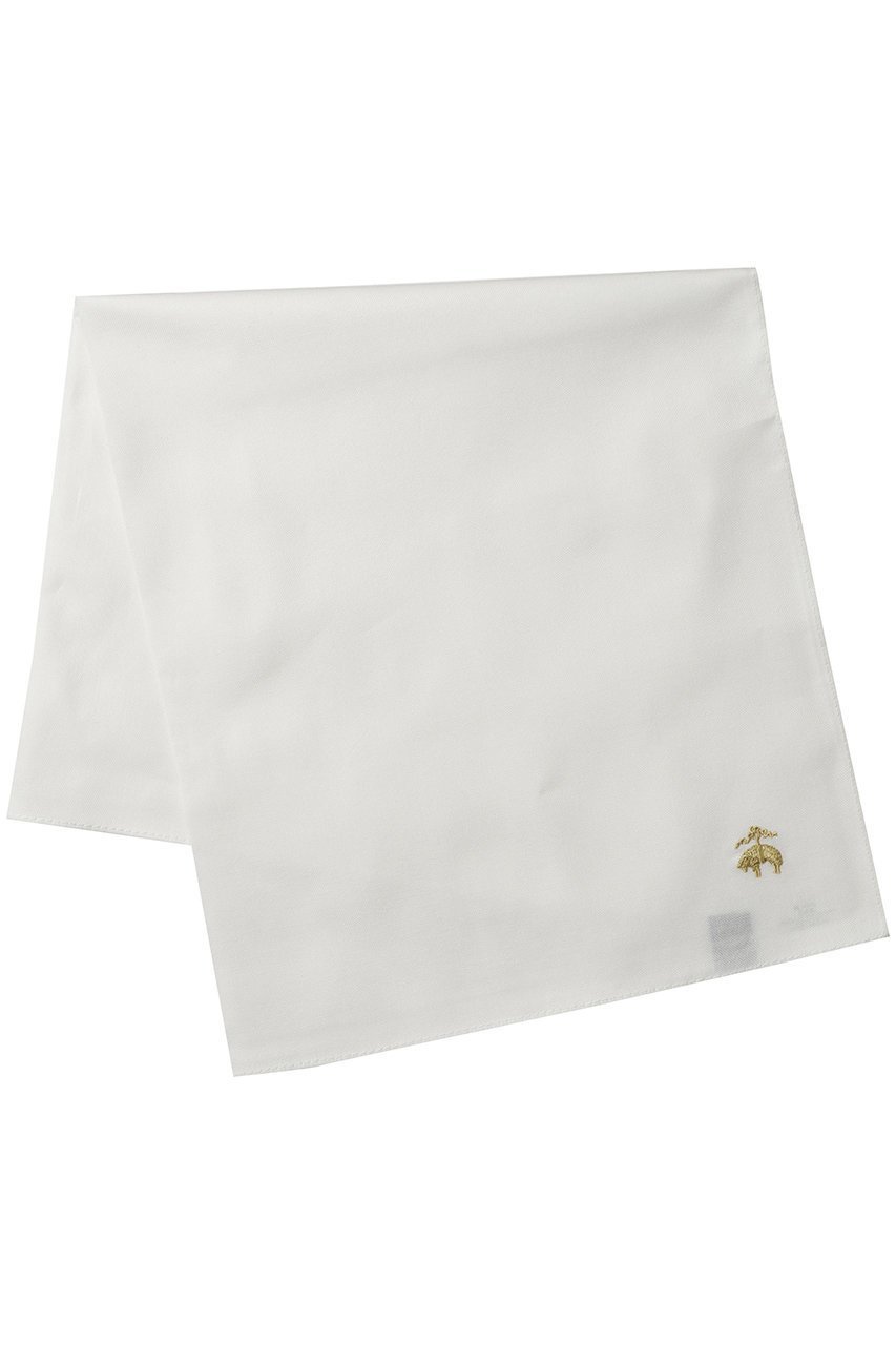 【ブルックス ブラザーズ/Brooks Brothers / MEN】の【MEN】コットン オックスフォード GFロゴ ソリッド ハンカチ インテリア・キッズ・メンズ・レディースファッション・服の通販 founy(ファニー) 　ファッション　Fashion　メンズファッション　Fashion for Men　おすすめ　Recommended / Our Picks　ハンカチ　Handkerchief, Hanky　傘　Umbrella, Parasol　新作・新入荷　New Arrivals / New In　時計　Watch, Wristwatch　ホワイト|ID: prp329100004949366 ipo3291000000037140504