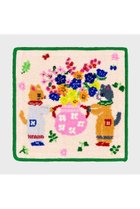 【ビーピービーピー/bpbp】の【UNISEX】【布川愛子】シェニール織ハンカチ 猫たちと花瓶|ID: prp329100004949391 ipo3291000000037140850