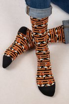 【ブルーフォレ/BLEUFORET / MEN】の【MEN】7131 ボーダータイガーソックス ブラック|ID: prp329100004949410 ipo3291000000037141142