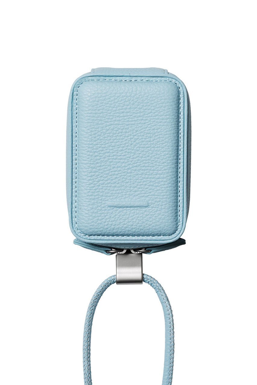 【オブジェクツアイオー/objcts.io】のデタッチャブルストラップ付レザーマイクロバッグ(iPhoneアクセサリー ) インテリア・キッズ・メンズ・レディースファッション・服の通販 founy(ファニー) 　ファッション　Fashion　レディースファッション　Fashion for Women　iPhone アイフォーン　iPhone　ユニセックス　Unisex, Genderless　アクセサリー　Fashion Accessories　ポーチ　Pouch, Small Case　マグネット　Magnet, Magnetic Closure　ラップ　Wrap, Wrap Design　財布　Wallet, Purse　ライトブルー|ID: prp329100004949493 ipo3291000000037142146