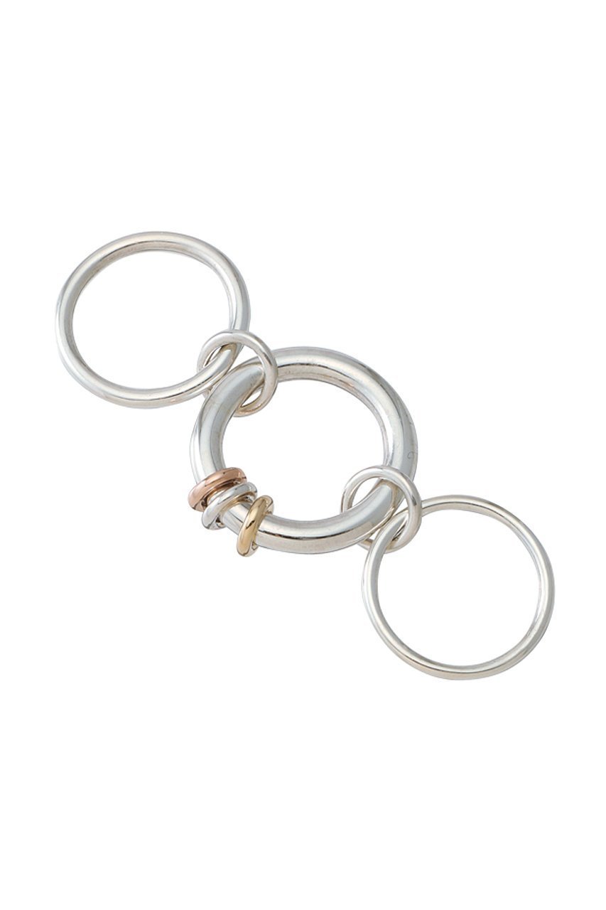 【スピネッリ キルコリーン/Spinelli Kilcollin】の【UNISEX】GEMINI SG リング(ふたご座) 人気、トレンドファッション・服の通販 founy(ファニー) 　ファッション　Fashion　レディースファッション　Fashion for Women　ユニセックス　Unisex, Genderless　イエロー　Yellow　コンビ　Combo, Combination Style　シルバー　Silver, Metallic Silver　シンプル　Simple, Minimal　フープ　Hoop, Hoop Earrings　other-4|ID: prp329100004949572 ipo3291000000037142986