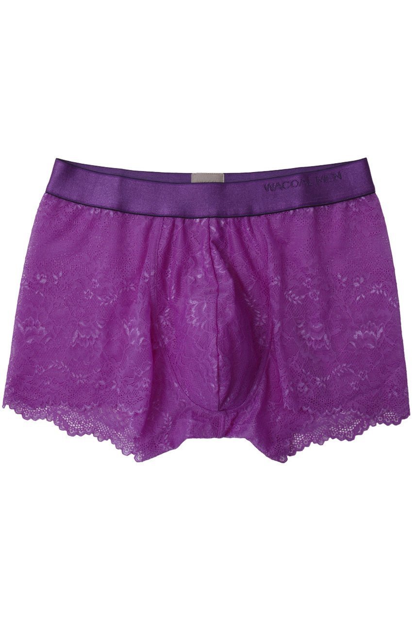 【ワコール/Wacoal / MEN】の【MEN】“美しさ“と“快適さ“を追求した「レースボクサー™」 インテリア・キッズ・メンズ・レディースファッション・服の通販 founy(ファニー) 　ファッション　Fashion　メンズファッション　Fashion for Men　アンダー　Underwear Essentials　ショーツ　Shorts, Short Pants　トレンド　Trend, Trending Now　パープル　Purple, Violet　フロント　Front, Front Design　ベーシック　Basic, Essential　レース　Lace, Lace Fabric　パープル(Lサイズ)|ID: prp329100004950077 ipo3291000000037146788