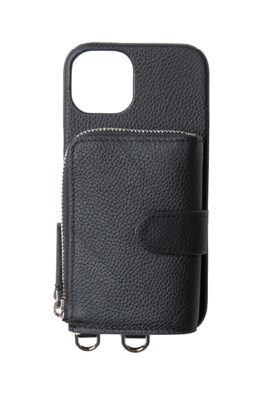 【デミュウ/DEMIU】のiPhone13 ROND&カスタムハードケース Dカン付 ストラップ別売 インテリア・キッズ・メンズ・レディースファッション・服の通販 founy(ファニー) 　ファッション　Fashion　レディースファッション　Fashion for Women　コイン　Coin, Coin Design　シンプル　Simple, Minimal　ジップ　Zip, Zipper　財布　Wallet, Purse　デニム　Denim, Jeans Material　フランス　France, French　ポケット　Pocket, Pocket Detail　マグネット　Magnet, Magnetic Closure　ユニセックス　Unisex, Genderless　ラップ　Wrap, Wrap Design　iPhone アイフォーン　iPhone　ブラック|ID: prp329100004950232 ipo3291000000037147947