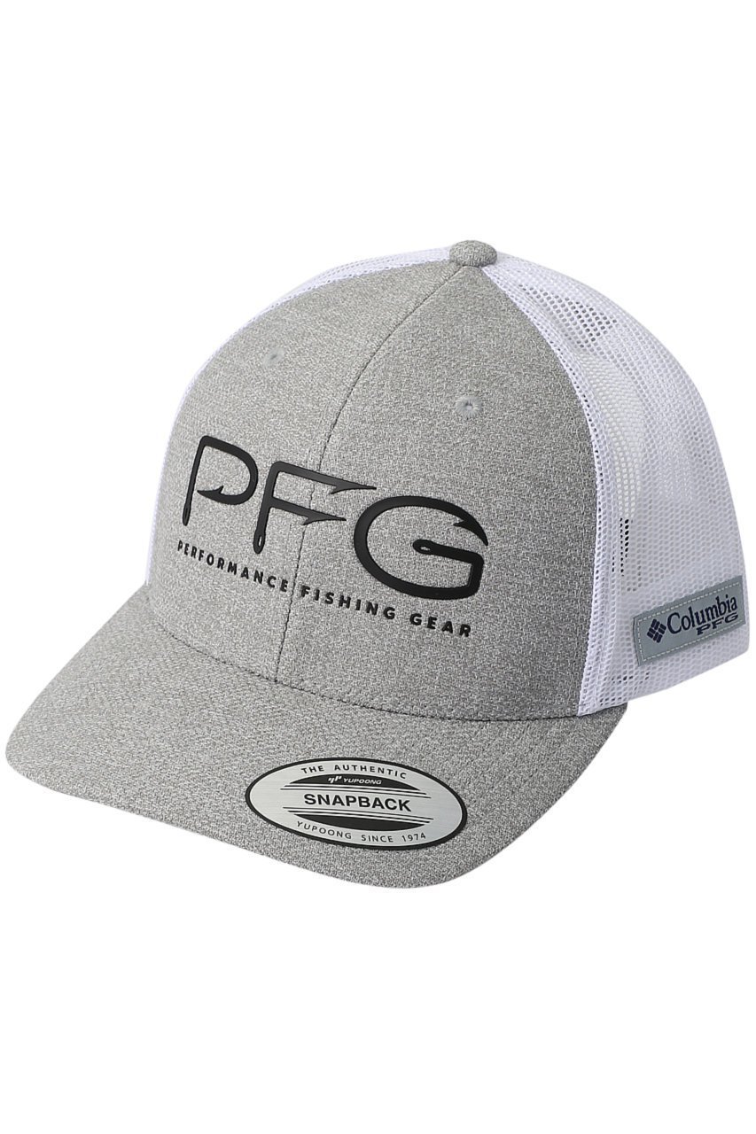 【コロンビア/Columbia】の【UNISEX】PFGメッシュスナップバックフックスボールキャップ インテリア・キッズ・メンズ・レディースファッション・服の通販 founy(ファニー) 　ファッション　Fashion　レディースファッション　Fashion for Women　バッグ　Bags　キャップ&ハット　Hats & Caps　ソックス&靴下　Socks & Hosiery　スポーツウェア　Functional & Stylish Sportswear　スポーツバッグ・ジム用ポーチ・バックパック　Gym Bag / Sports Backpack / Pouch for Training　ユニセックス　Unisex, Genderless　キャップ　Cap, Baseball Cap　スポーツ　Sports, Activewear　ソックス　Socks, Hosiery　フロント　Front, Front Design　メッシュ　Mesh, Net Fabric　モチーフ　Motif, Design Theme　ヨガ　Yoga, Yoga Wear　帽子　Hat, Headwear　ホワイト×グレー|ID: prp329100004950420 ipo3291000000037149325