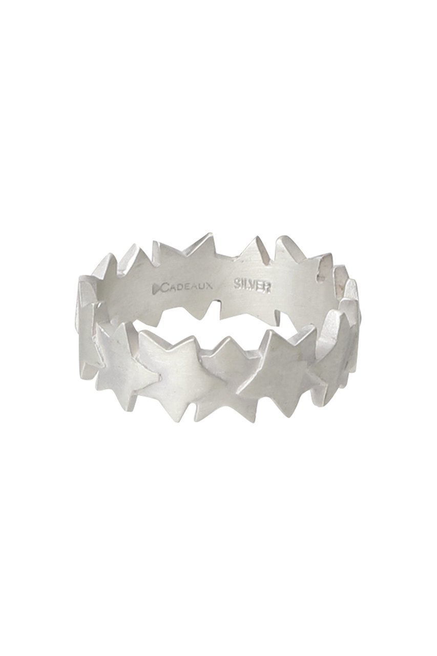 【カドー/CADEAUX】のシルバースターエタニティリング インテリア・キッズ・メンズ・レディースファッション・服の通販 founy(ファニー) 　ファッション　Fashion　レディースファッション　Fashion for Women　ジュエリー　Jewelry　ファッションリング　Fashion Rings　おすすめ　Recommended / Our Picks　クール　Cool, Chic　シルバー　Silver, Metallic Silver　フラット　Flat, Flat Shoes　モチーフ　Motif, Design Theme　エレガント 上品　Elegant　シルバー|ID: prp329100004950557 ipo3291000000037150777