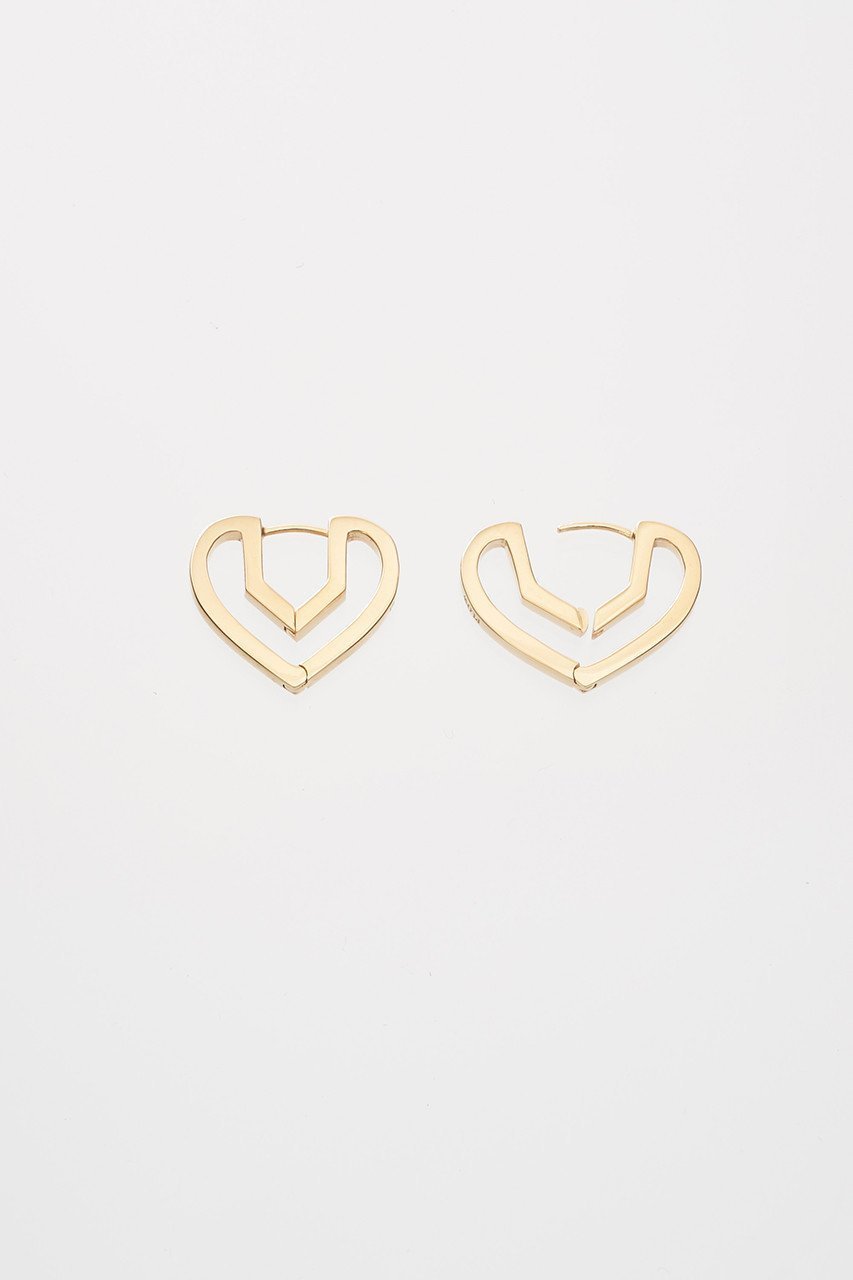 【プラウ/PLOW】のHug Heart Hoop ピアス S 人気、トレンドファッション・服の通販 founy(ファニー) 　ファッション　Fashion　レディースファッション　Fashion for Women　ジュエリー　Jewelry　ファッションリング　Fashion Rings　イヤリング・フープ・ドロップタイプ　Hoop, Drop & Clip Earrings　イヤリング　Earrings　シンプル　Simple, Minimal　other-4|ID: prp329100004950596 ipo3291000000037150982