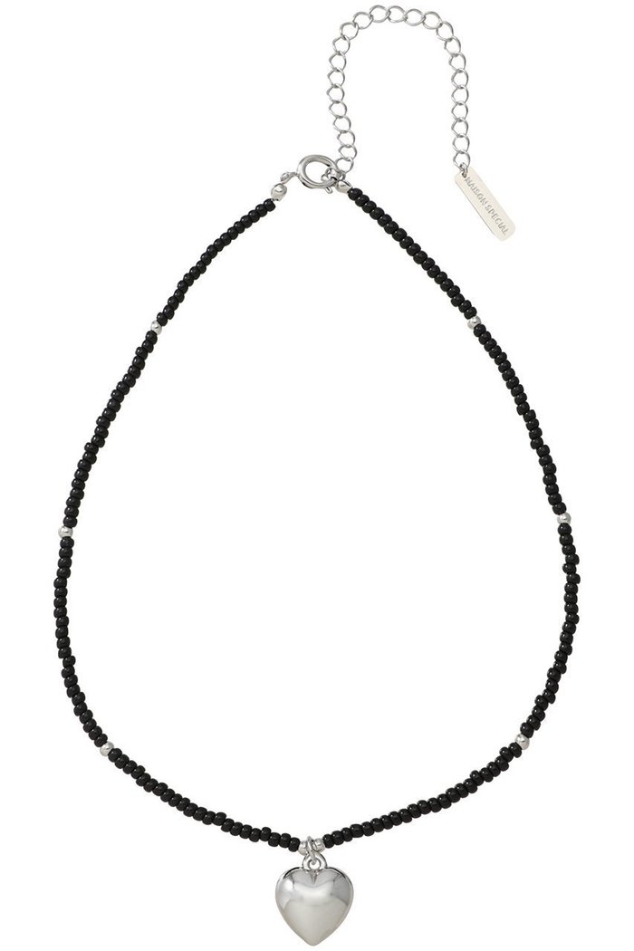 【メゾンスペシャル/MAISON SPECIAL】のHeart Beaded Necklace/ハートビーズネックレス インテリア・キッズ・メンズ・レディースファッション・服の通販 founy(ファウニー) https://founy.com/ ファッション Fashion レディースファッション Fashion for Women ジュエリー Jewelry ネックレス Necklaces & Pendants 春 Spring ガラス Glass, Glassware コーティング Coating, Coated Finish シルバー Silver, Metallic Silver シンプル Simple, Minimal チェーン Chain, Chain Strap ネックレス Necklace, Pendant Necklace S/S・春夏 SS, Spring/Summer, Warm Season おすすめ Recommended / Our Picks 夏 Summer |ID: prp329100004950647 ipo3291000000037151290
