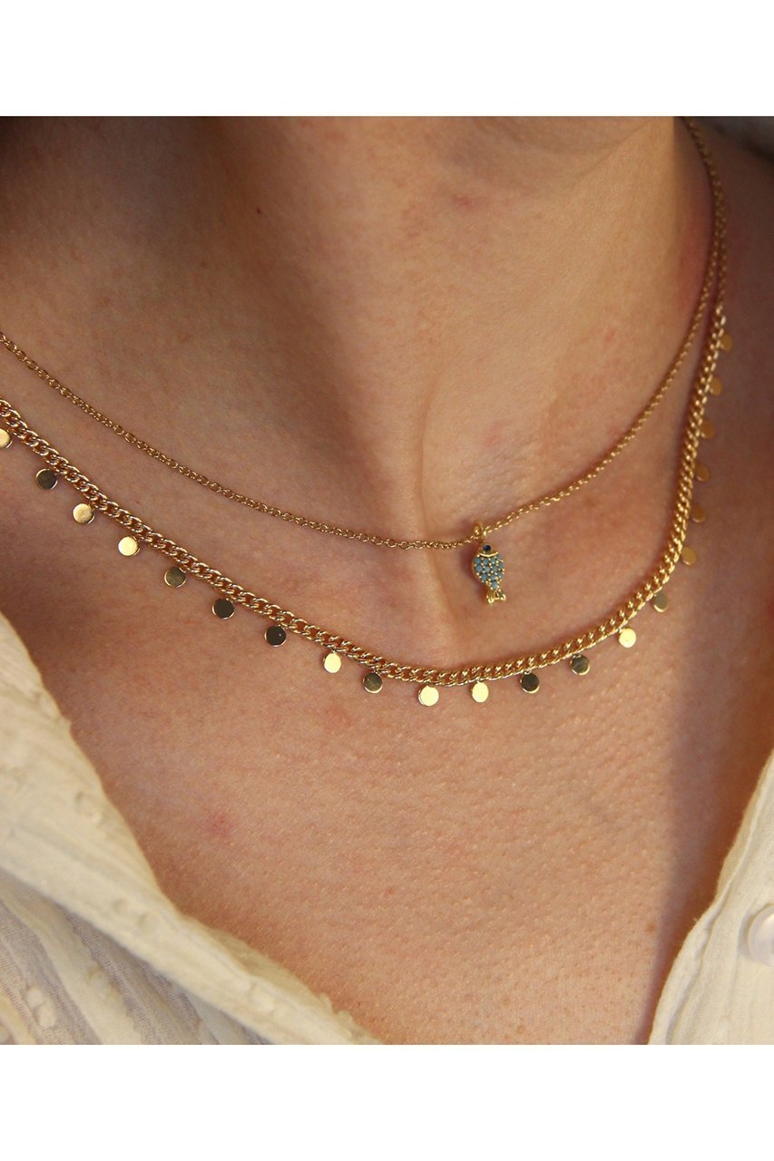 【バイ サン スワサント キャトル パリ/by 164 PARIS】のPOISSONネックレス 人気、トレンドファッション・服の通販 founy(ファニー) 　ファッション　Fashion　レディースファッション　Fashion for Women　ジュエリー　Jewelry　ネックレス　Necklaces & Pendants　ターコイズ　Turquoise, Blue-Green　チェーン　Chain, Chain Strap　ネックレス　Necklace, Pendant Necklace　other-7|ID: prp329100004950698 ipo3291000000037151616