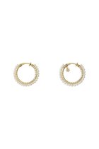 【ナチュラリジュエリ/NATURALI JEWELRY】のパール巻フープイヤリング M パール|ID: prp329100004950710 ipo3291000000037335460