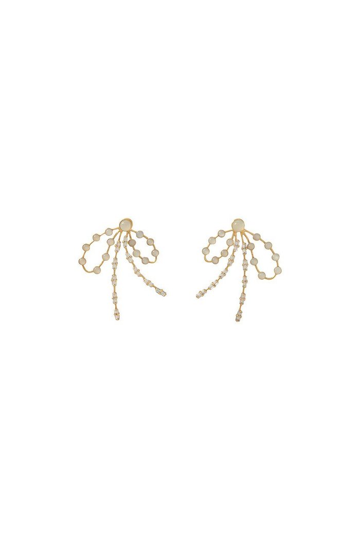 【アデル ビジュー/ADER bijoux】のLIGNE DE FUITE filigree ピアス インテリア・キッズ・メンズ・レディースファッション・服の通販 founy(ファニー) https://founy.com/ ファッション Fashion レディースファッション Fashion for Women ジュエリー Jewelry ファッションリング Fashion Rings イヤリング・フープ・ドロップタイプ Hoop, Drop & Clip Earrings イヤリング Earrings ガラス Glass, Glassware コレクション Collection, Seasonal Line モチーフ Motif, Design Theme リボン Ribbon, Bow |ID: prp329100004950774 ipo3291000000037152097
