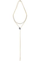 【アデル ビジュー/ADER bijoux】のLIGNE DE FUITE pearl ラリエット ゴールド|ID: prp329100004950777 ipo3291000000037152124