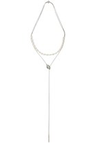 【アデル ビジュー/ADER bijoux】のLIGNE DE FUITE pearl ラリエット シルバー|ID: prp329100004950777 ipo3291000000037152125