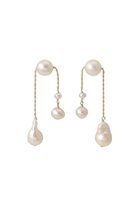 【ナチュラリジュエリ/NATURALI JEWELRY】のアシンメトリードロップ パールピアス パール|ID: prp329100004950835 ipo3291000000037335494
